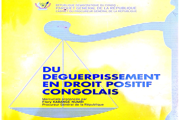 pgcassation déguerpissement en droit positif congolais
